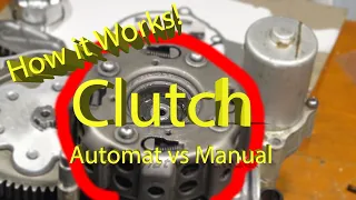 Automatic Clutch Quad ATV 110 125 and crosses. How it works and how to disassemble.