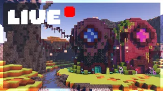 Building Undertale in Minecraft - Waterfall (Live)