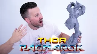 HUGE 3D Printed Hulk Thor Ragnarok Statue - Hulk Smash!