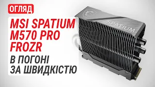 Огляд SSD-накопичувача MSI SPATIUM M570 PRO FROZR об’ємом 2 ТБ: В погоні за швидкістю