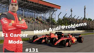 MORE AUDI PROBLEMS.TEAMATE STEPS UP(F123 DRIVER CAREER MODE PART 131)