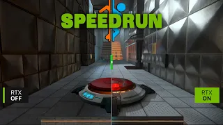 Can I beat Portal in 45 Mins? | Portal with RTX Speedrun