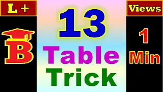 13 Table Trick