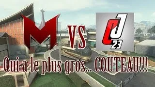 CODJORDAN23 VS MrLEV12 : Qui a le plus gros... couteau!