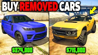 How to BUY REMOVED CARS! | GTA Online After June 2023