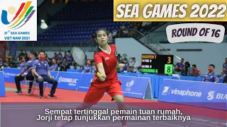 Gregoria Mariska Tunjung (INA) vs Vu Thi Thrang (VIE) - R16 | SEA GAMES 2021