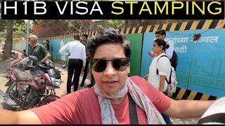 My First H1b Visa Stamping Dropbox Experience | Mumbai