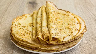 Главные СЕКРЕТЫ и Хитрости Приготовления Вкусных БЛИНОВ 🥞Тесто для БЛИНЧИКОВ!