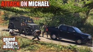 GTA 5 | Attack on Michael |Security in Action | Gang War | Game Loverz
