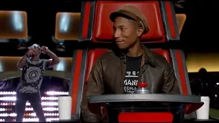 The Voice Blind Audition - Brian Nhira: "Happy"