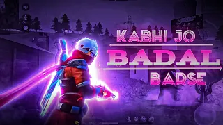 Kabhi Jo Badal Barse 🌧️☔||Free Fire Status||FF Montage|| Free Fire Max @MR.BHARTI_YT