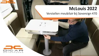 McLouis 2022 - Verstellen meubilair bij Sovereign 470