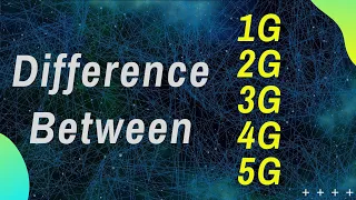 Difference Between 1G, 2G, 3G, 4G and 5G Technology in Hindi | #19