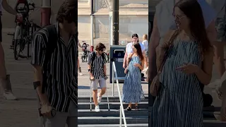 Social experiment 🥹🙏￼   #love #viral #video #street #paris #prank