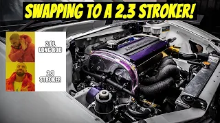 4G63 2.0 Long Rod VS 2.3 Stroker - Here's Why I'm Switching On My Evo 5