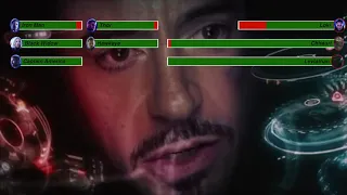 The Avengers Final Battle with healthbars 2/6 (Edited By @GabrielDietrichson )