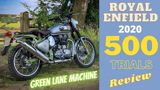The NEW 2020 Royal Enfield 500 Trials, test ride and review including some off road fun.