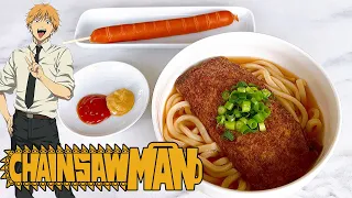 Chainsaw Man: Kitsune Udon with Frankfurter