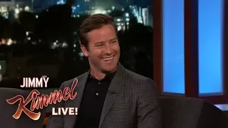 Armie Hammer Has a Tough Life