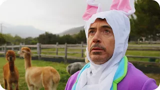 Robert Downey Jr. Hops Around a Farm in a Bunny Suit // Omaze