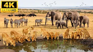 4K African Animals: Chobe National Park - Amazing African Wildlife Footage with Real Sounds