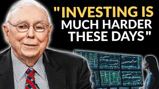 Charlie Munger: Stock Market Investing Has Become More Difficult