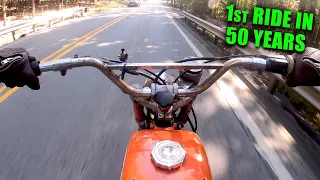 I Bought a 50 year old  NEW Motorcycle to Ride Home
