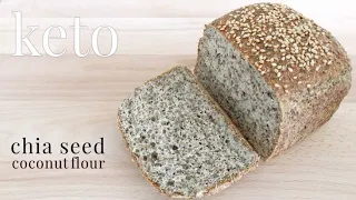 Keto Chia Seed Coconut Flour Bread