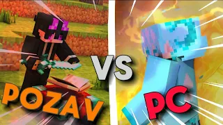 pc player💻 vs pojav player📱 ft- @ssgaming_107 #minecraft #lapatasmp