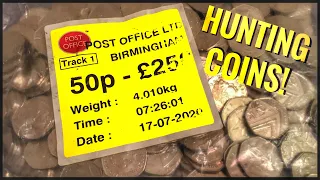 Searching a Big Bag of 50ps for Rare Coins! 50p Coin Hunt #53