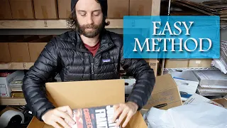How to Pack and Ship Books for Ebay and Whatnot [Bubblewrap ASMR]