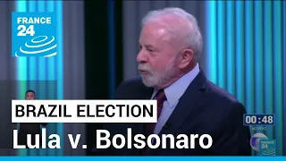 Lula v. Bolsonaro: Brazil’s decisive debate on eve of presidential election • FRANCE 24 English