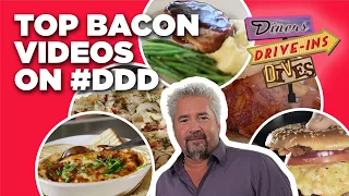 Top #DDD Bacon Videos of All Time with Guy Fieri | Diners, Drive-Ins, and Dives | Food Network