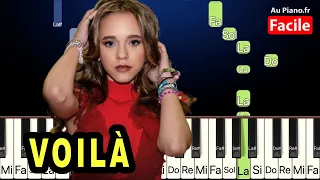 Emma KOK - Voilà Piano Tutorial Facile