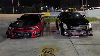 Built 2012 Cadillac CTS-V Kong 2650 E85 vs 2021 Camaro ZL1 1LE Ported/Heads/Cam/ FBO E50 & Meth