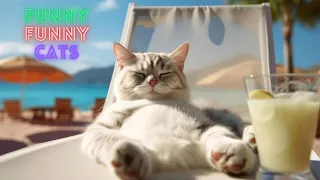 World's Funniest Cat Videos 😹 Funny Cat Video Compilation 😂Funny Cat Videos Try Not To Laugh😺Part 60