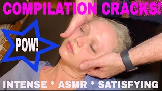 *FREAKY ASMR* COMPILATION CRACKS! (Rapid Fire Chiro Adjustments)