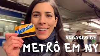 Brazilian Portuguese Vocabulary | Riding the SUBWAY in NYC | Speaking Brazilian