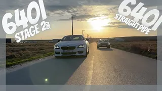 BMW 640I STAGE 2 PLUS VS 640I STRAIGHTPIPE STOCK mi-a furat catalizatorul***