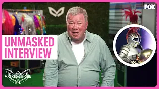 Unmasked Interview: Knight / William Shatner | Season 8 Ep. 1 | The Masked Singer