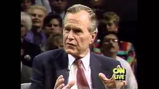 30 1992 3rd Appearance on Larry King Live by President Bush