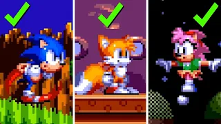 CA22 Sonic, Tails, Knuckles, Amy and Eggman! ~ Sonic Forever mods ~ Gameplay
