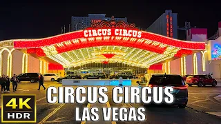 Circus Circus Las Vegas Walk -  NYE Weekend - Dec. 29, 2023