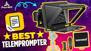 Best Teleprompter and Teleprompter app for Youtube  - Neewer X12 & Prompt Smart Pro App - iPad