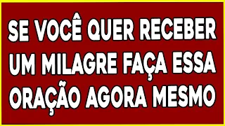 ESCUTE ESSA ORAÇÃO PARA RECEBER O GRANDE MILAGRE FINANCEIRO EM TUA VIDA