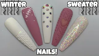 Winter Sweater Nails | Nail Sugar | Nailchemy