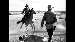 John Wayne's Coolest Scenes #6: First Gunfight, "Red River" (1948)