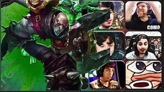 TILTANDO STREAMERS E PROPLAYERS DE LOL - SINGED SURFISTA MONO SINGED EM OUTRAS LIVES