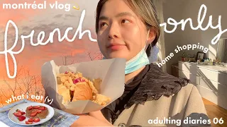 ADULTING DIARIES in FRENCH✨home shopping, vegan eats, how I learn french mini q&a + lingoda review