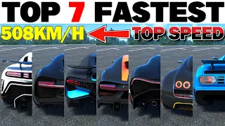 THE CREW 2 - TOP 7 FASTEST BUGATTI CARS | TOP SPEED (2020 Update)